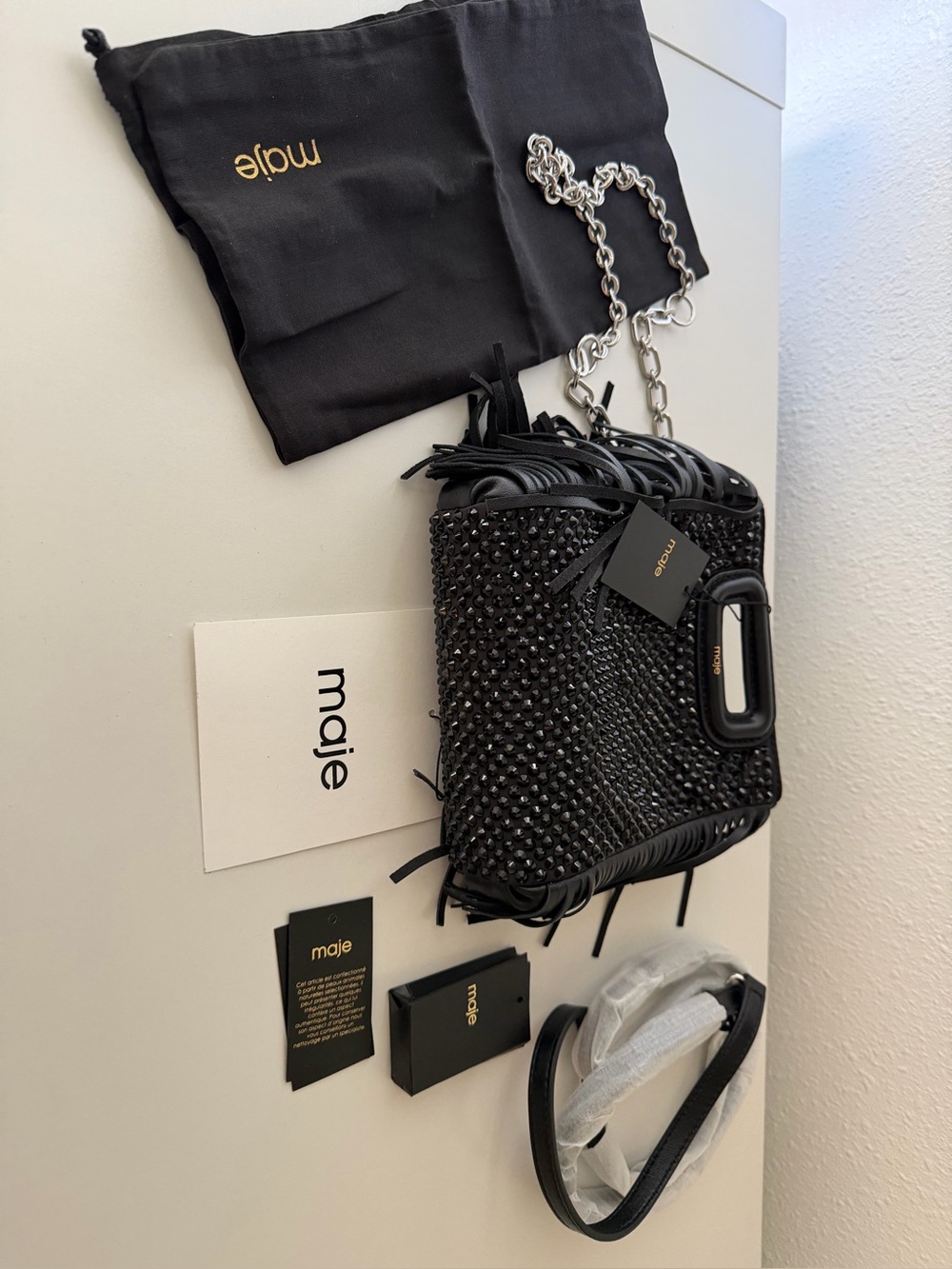 Maje Miss M Mini Strass Bag.